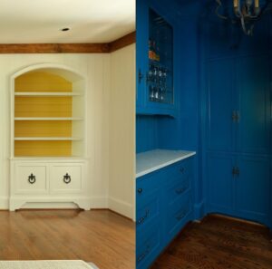 painted cabinets