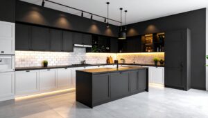 What We Can Learn from Serena Williams’ Black-and-White Celebrity Kitchen Design - Balck and White Kitchen