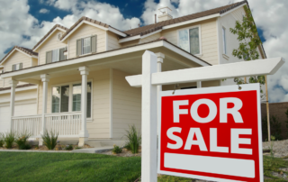 How a Professional Paint Job Can Boost Your Home’s Listing Price Instantly - American house + for sale yard sign