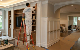 Infection‑Control Conscious Painting: What Assisted Living & Senior Care Facilities in Metro Atlanta Should Ask Their Painter - Painter painting interior of assisted living facility