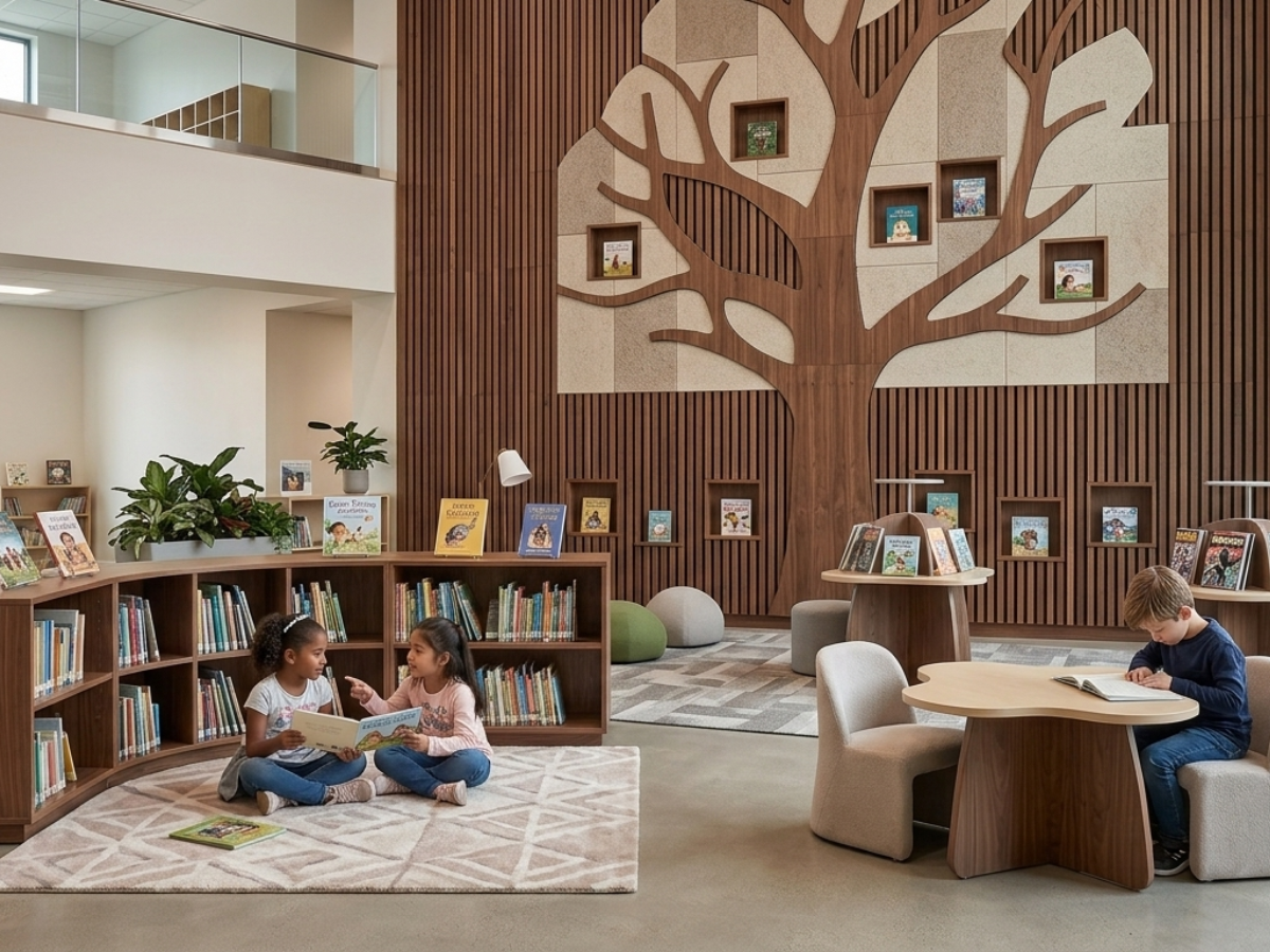Preventative Maintenance for Schools: Creating a Plan That Protects All Surfaces Across Metro Atlanta K‑12 Campuses - Children reading at school library